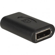 Qvs DisplayPort Female to Female Digital A/V Gender Changer/Coupler - 1 x DisplayPort Female Digital Audio/Video - 1 x DisplayPort Female Digital Audio/Video - 3840 x 2160 Supported DP-FF