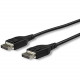 Startech.Com 15m / 49.2ft Active Optical DisplayPort 1.4 Cable - 8K DisplayPort Cable - DP 1.4 Connector - HDCP 2.2 Cable (DP14MM15MAO) - 49.21 ft Fiber Optic A/V Cable for Notebook, Audio/Video Device, Desktop Computer, Monitor, TV, Projector, Digital Si