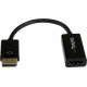 Startech.Com DisplayPort to HDMI 4K Audio / Video Converter - DP 1.2 to HDMI Active Adapter for Desktop / Laptop Computers - 4K @ 30 Hz - 5.90" DisplayPort/HDMI A/V Cable for Audio/Video Device, Monitor, Notebook, Notebook, Desktop Computer - First E
