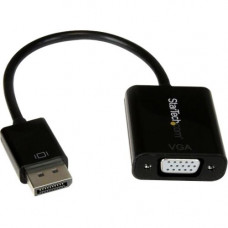 Startech.Com DisplayPort to VGA Adapter - 1920x1200 - Multi Monitor Solution - DisplayPort 1.2 to VGA Dongle (DP2VGA3) - 3.90" DisplayPort/VGA Video Cable for Projector, Monitor, Notebook, PC, Graphics Card, Video Device - First End: 1 x DisplayPort 