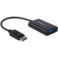 Startech.Com DisplayPort to VGA Adapter with Audio - DP to VGA Converter - 1920x1200 - DisplayPort/Mini-phone/USB/VGA A/V Cable for Projector, Monitor, Speaker, Tablet - First End: 1 x DisplayPort Male Digital Audio/Video - Second End: 1 x HD-15 Female VG