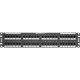 Panduit DP486X88TG 48-Port Network Patch Panel - 48 x RJ-45 - 48 Port(s) - 48 x RJ-45 - 48 x RJ-11 - 2U High - Rack-mountable - TAA Compliance DP486X88TGY