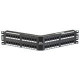Panduit 48 Port Cat6 Angled Network Patch Panel - 48 x RJ-45 - 48 Port(s) - 48 x RJ-45 - 48 x RJ-11 - 2U High - 19" Wide - TAA Compliance DPA48688TGY