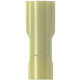 Panduit DiscoGrip Terminal Connector - 50 Pack - 1 x Quick Disconnect - Yellow - TAA Compliance DPF10-250FIB-L