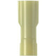 Panduit DiscoGrip Terminal Connector - 500 Pack - 1 x Quick Disconnect - Yellow - TAA Compliance DPF10-250FI-D