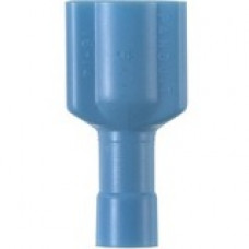 Panduit DiscoGrip Terminal Connector - 500 Pack - 1 x Quick Disconnect - Blue - TAA Compliance DPF14-250FIMB-D