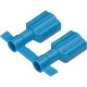 Panduit Terminal Connector - 2000 Pack - 1 x Quick Disconnect - Blue - TAA Compliance DPF14-250FIM-2K