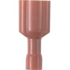 Panduit DiscoGrip Terminal Connector - 1000 Pack - 1 x Quick Disconnect - Red - TAA Compliance DPF18-250FIM-M