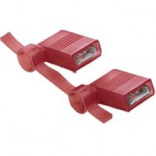 Panduit Terminal Connector - 1500 Pack - 1 x Quick Disconnect - Red - TAA Compliance DPFR18250FIB-KD