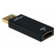 Qvs Audio/Video Adapter - 1 x DisplayPort Male Digital Video - 1 x HDMI Female Digital Audio/Video - Black DPHD-MF