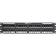 Panduit DP6 48 Port Cat6 Network Patch Panel - 48 x RJ-45 - 48 Port(s) - 48 x RJ-45 - 48 x RJ-11 - 2U High - 19" Wide - Rack-mountable - TAA Compliance DPKR48688TG