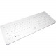 Man & Machine Very Cool Fitted Drape - For Man & Machine Keyboard - White - Silicone DRAPE/VC/US