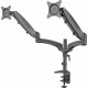 DoubleSight Displays Clamp Mount for Monitor - 2 Display(s) Supported32" Screen Support - 36 lb Load Capacity - 75 x 75, 100 x 100 VESA Standard DS-232S