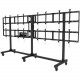 Peerless -AV Portable Video Wall Cart2x2, 3x2 or 4x2 Configuration For 46" to 55" Displays - 46" to 55" Screen Support - 800.28 lb Load Capacity - Flat Panel Display Type Supported - 76.3" Height x 14.3 ft Width x 36.1" Depth