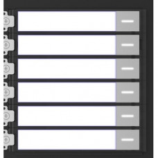 Hikvision DS-KD-KK Video Intercom Nametag Module - Call Button, Backlight Compensation, Touch Capacitive, Flush Mount, RS-485, Surface Mount - Apartment, Door Station, Intercom - Dust Proof, Water Proof - TAA Compliance DS-KD-KK