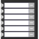 Hikvision DS-KD-KK Video Intercom Nametag Module - Call Button, Backlight Compensation, Touch Capacitive, Flush Mount, RS-485, Surface Mount - Apartment, Door Station, Intercom - Dust Proof, Water Proof - TAA Compliance DS-KD-KK