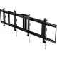 Peerless -AV SmartMount DS-MBZ942L-2X1 Ceiling Mount for Menu Board - Black - 40" to 42" Screen Support - 200 lb Load Capacity - TAA Compliance DS-MBZ942L-2X1