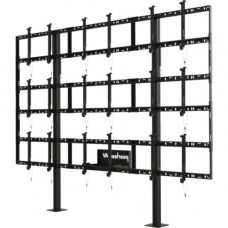 Peerless -AV Modular Video Wall Pedestal Mount 3x3 Configuration For 46" to 55" Displays - Black - TAA Compliance DS-S555-3X3