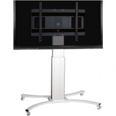 Datamation Systems Powered Display Cart: Mobile, Height Adjustable with Remote Control - Up to 100" Screen Support - 330 lb Load Capacity - 74.1" Height x 52.8" Width x 31.3" Depth - Floor Stand DS-SCETAC-K