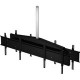 Peerless -AV DST940-BTB Ceiling Mount for Flat Panel Display - Black - 2 Display(s) Supported46" Screen Support - 300 lb Load Capacity - TAA Compliance DST940-BTB