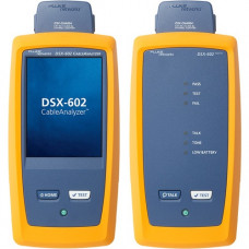 Fluke Networks DSX-602-NW Cable Analyzer - Cable Testing, Twisted Pair Cable Testing, Cable Fault Testing, Wiremap, Delay Skew, Insertion Loss Measurement, Resistance Measure - USB - Network (RJ-45) - Twisted Pair - 10 Gigabit Ethernet - 10GBase-T - 7.2V 