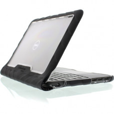 Gumdrop DropTech Dell Latitude 11" 3190 Case - For Dell Notebook, Chromebook - Black, Clear - Shock Resistant, Drop Resistant - Silicone, Polycarbonate - 48" Drop Height DT-DL3190CS-BLK