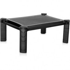 V7 Height Adjustable Riser Stand - 88.18 lb Load Capacity - 13" Height x 6.6" Width x 17.1" Depth - Plastic - Black DT1HARS-1N