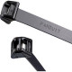 Panduit Cable Tie - Black - 100 Pack - 250 lb Loop Tensile - Acetal DT44EH-C0