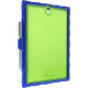 Gumdrop DropTech Clear Samsung Galaxy Tab S3 Case - For Samsung Tablet - Textured - Royal Blue, Lime, Transparent - Drop Resistant, Scratch Resistant, Smudge Resistant, Water Resistant, Damage Resistant, Shock Absorbing, Impact Absorbing, Splash Resistant