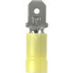 Panduit Terminal Connector - 50 Pack - 1 x Quick Disconnect - Yellow - TAA Compliance DV10-250M-L