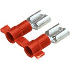 Panduit Terminal Connector - 3000 Pack - 1 x Quick Disconnect - Red - TAA Compliance DV18-206B-3K