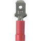 Panduit Terminal Connector - 100 Pack - 1 x Quick Disconnect - Red - TAA Compliance DV18-250MB-CY