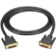 Black Box DVI-I Dual-Link Cable, Male to Male, 1-m (3.2-ft.) - 3.20 ft DVI Video Cable for Video Device - First End: 1 x DVI-I (Dual-Link) Male Video - Second End: 1 x DVI-I (Dual-Link) Male Video - Gold Plated Connector - TAA Compliance DVI-I-DL-001M