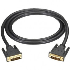 Black Box DVI-I Dual-Link Cable, Male to Male, 10-m (32.8-ft.) - 32.80 ft DVI Video Cable for Video Device - First End: 1 x DVI-I (Dual-Link) Male Video - Second End: 1 x DVI-I (Dual-Link) Male Video - Gold Plated Connector - TAA Compliance DVI-I-DL-010M