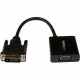 Startech.Com DVI-D to VGA Active Adapter Converter Cable - 1920x1200 - 1 ft DVI/VGA Video Cable for Video Device, Notebook, Monitor, Projector, Desktop Computer, Projector - First End: 1 x DVI-D Male Digital Video - Second End: 1 x HD-15 Female VGA, Secon