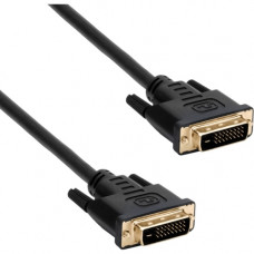 Axiom DVI-D Dual Link Digital Video Cable 1m - 3.28 ft DVI-D Video Cable for PC, Projector, HDTV, MAC, Video Device - First End: 2 x DVI-D (Dual-Link) Male Digital Video - Second End: 2 x DVI-D (Dual-Link) Male Digital Video - Supports up to 1600 - Gold P