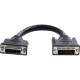Startech.Com 6in DVI-I Dual Link Digital Analog Port Saver Extension Cable M/F - DVI-I (Dual-Link) Male Video - DVI-I (Dual-Link) Male Video - 6 - Black - RoHS Compliance DVIEXTAA6IN