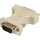 Startech.Com DVI to VGA Cable adapter - DVI-I (F) - HD-15 (M) - 1 x DVI Female Video - 1 x HD-15 Male - Beige - RoHS Compliance DVIVGAFM