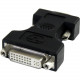 Startech.Com DVI to VGA Cable Adapter - Black - F/M - 1 x HD-15 Male VGA - 1 x DVI-I (Dual-Link) Female Digital Video - Black - RoHS Compliance DVIVGAFMBK