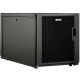 Panduit Net-Access Enterprise Cabinet - 12 RU - For Patch Panel, Server, LAN Switch - 12U Rack Height x 19" Rack Width - Floor Standing - Black Powder Coat - 1250 lb Maximum Weight Capacity - 500 lb Dynamic/Rolling Weight Capacity - TAA Compliance E6