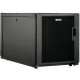 Panduit Enterprise Rack Cabinet - For Server - 12U Rack Height - Floor Standing - Black - TAA Compliance E6212B1FP