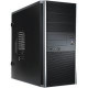 In Win EA035 Mid Tower Chassis - Mid-tower - Black, Silver - 8 x Bay - 1 x 350 W - Power Supply Installed - ATX, Micro ATX Motherboard Supported - 3 x Fan(s) Supported - 3 x External 5.25" Bay - 2 x External 3.5" Bay - 2 x Internal 3.5" Bay