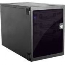 Istarusa RAIDage EAGE540TG-SAU3 Drive Enclosure Tower - Black - 5 x HDD Supported - 5 x Total Bay - 5 x 2.5"/3.5" Bay - Serial ATA/600 - eSATA, USB 3.0 - Steel - Cooling Fan - TAA Compliance-RoHS Compliance EAGE540TG-SAU3