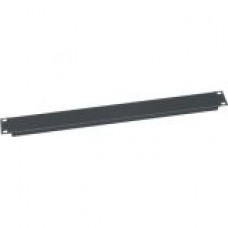Middle Atlantic Products EB1-MP Flange Panel - Steel - Black - 1U Rack Height - 50 Pack - 1.8" Height - 19" Width EB1MP