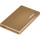 Sabrent Premium Ultra Slim EC-ALGD Drive Enclosure External - Gold - 1 x 2.5" Bay - Serial ATA/300 - USB 3.0 - Aluminum EC-ALGD-PK20
