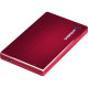 Sabrent Premium Ultra Slim EC-ALRD Drive Enclosure Serial ATA/300 - USB 3.0 Host Interface External - Red - 1 x 2.5" Bay - Aluminum EC-ALRD-PK20