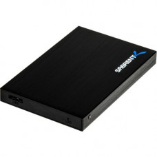 Sabrent EC-DW25 Drive Enclosure - USB 3.0 Host Interface External - Black - 1 x 2.5" Bay - Aluminum EC-DW25