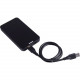 Sabrent EC-UASP Drive Enclosure External - Black - 1 x 2.5" Bay - UASP Support - Serial ATA/600 - USB 3.0 - Aluminum EC-UASP-PK50