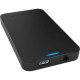 Sabrent EC-UASP Drive Enclosure - USB 3.0 Host Interface External - Black - 1 x 2.5" Bay EC-UASP