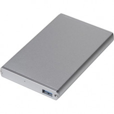 Sabrent EC-UM30 Drive Enclosure - USB 3.0 Host Interface External - Silver - 1 x 2.5" Bay - Aluminum EC-UM30